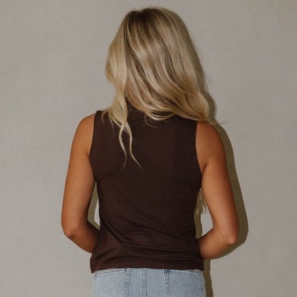 Copeland Basic Turtleneck-Chocloate - Picture 6 of 6